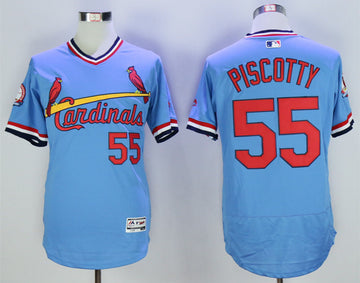 Stephen Pisotty St. Louis Cardinals blue Throwback jersey
