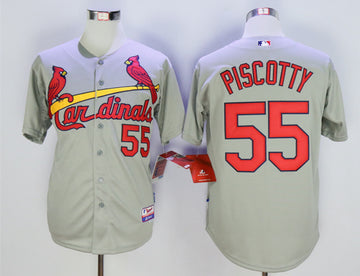 Stephen Pisotty St. Louis Cardinals grey jersey