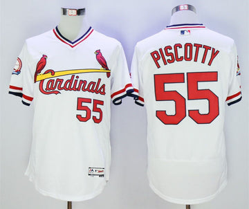 Stephen Pisotty St. Louis Cardinals white Throwback jersey