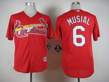 Musial St. Louis Cardinals red jersey