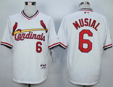 Stan Musial St. Louis Cardinals white jersey