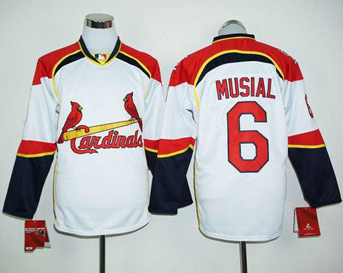 Stan Musial St. Louis Cardinals white jersey