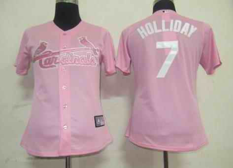 Holliday St. Louis Cardinals pink jersey