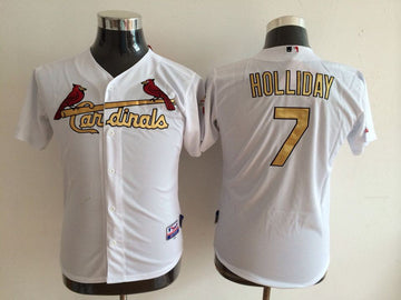 Holliday St. Louis Cardinals white Authentic jersey