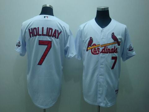 Holliday St. Louis Cardinals white Game jersey