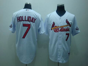 Holliday St. Louis Cardinals white Game jersey