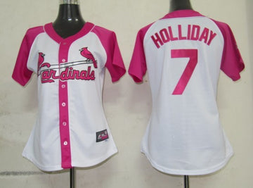 Holliday Women St. Louis Cardinals pink Fashion jersey
