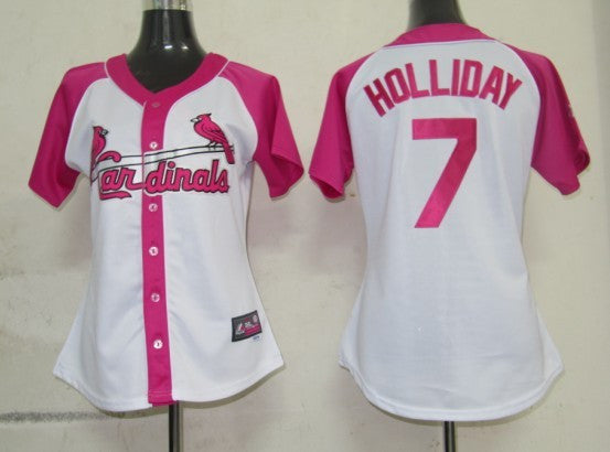 Holliday Women St. Louis Cardinals pink Fashion jersey