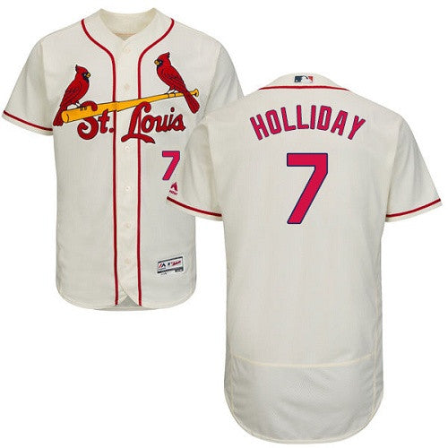 Matt Holliday St. Louis Cardinals cream jersey