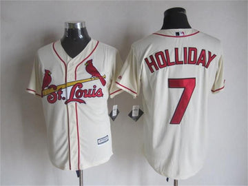 Matt Holliday St. Louis Cardinals cream jersey