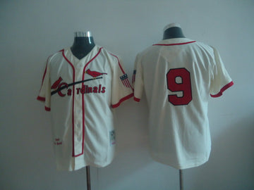 Enos Slaughter St. Louis Cardinals cream jersey