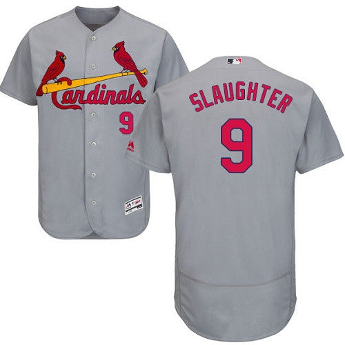 Enos Slaughter St. Louis Cardinals gray jersey