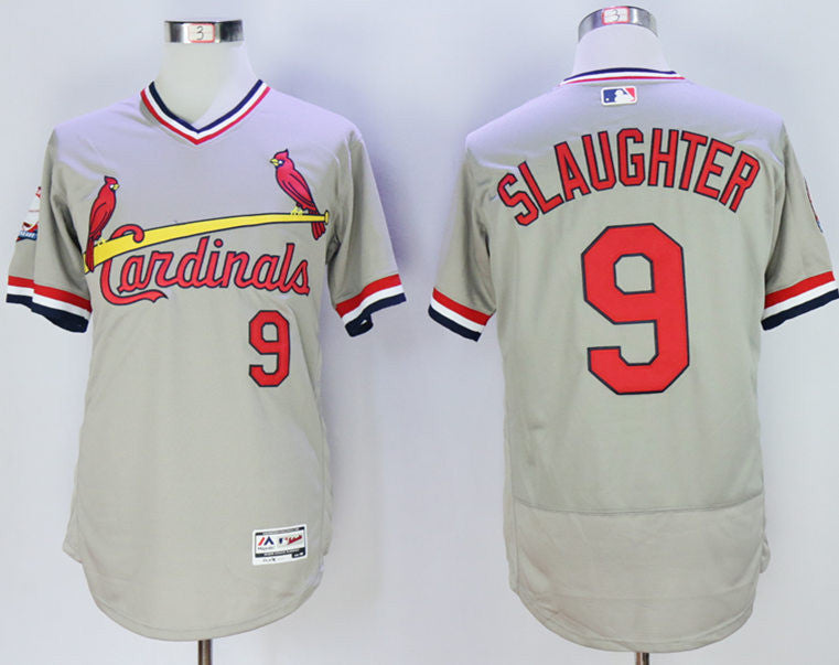 Enos Slaughter St. Louis Cardinals grey jersey