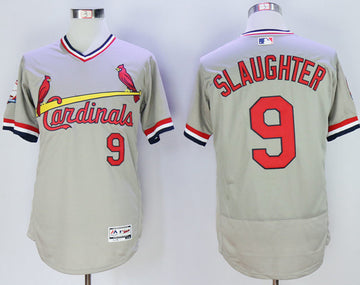 Enos Slaughter St. Louis Cardinals grey jersey