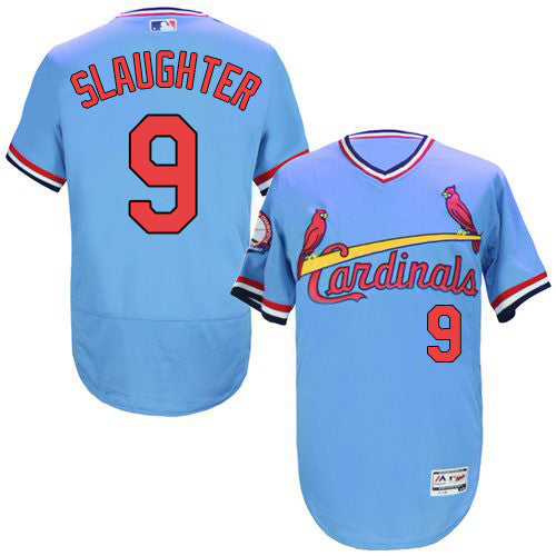 Enos Slaughter St. Louis Cardinals blue Cooperstown jersey