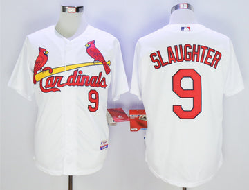 Enos Slaughter St. Louis Cardinals white jersey