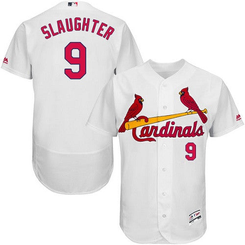 Enos Slaughter St. Louis Cardinals white jersey