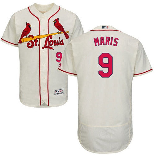 Roger Maris St. Louis Cardinals cream jersey