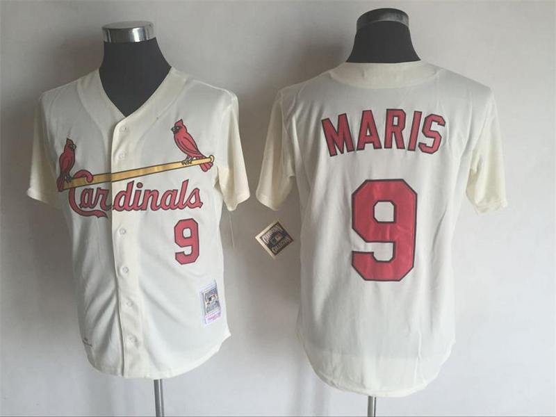 Roger Maris St. Louis Cardinals cream Throwback jersey