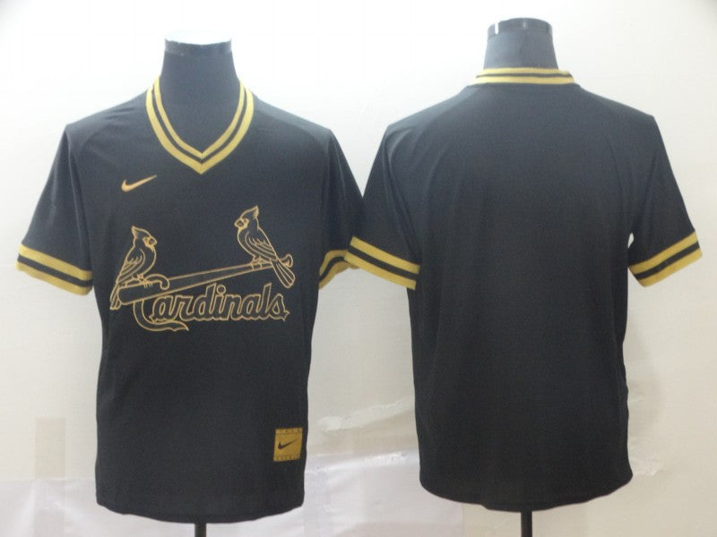 Blank Black St. Louis Cardinals gold Legend jersey