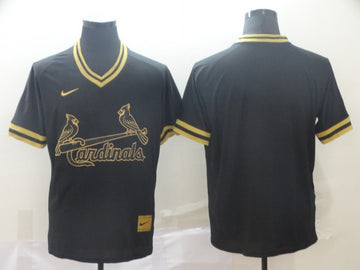 Blank Black St. Louis Cardinals gold Legend jersey