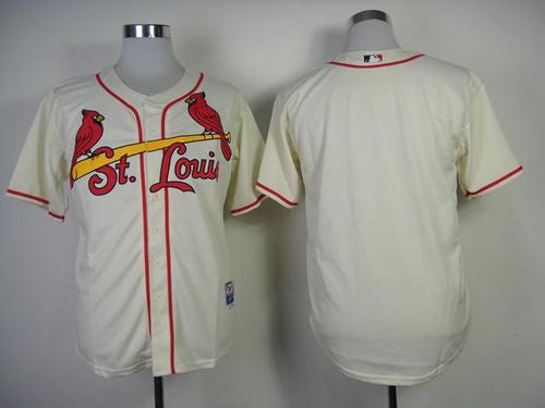 Custom St. Louis Cardinals cream jersey