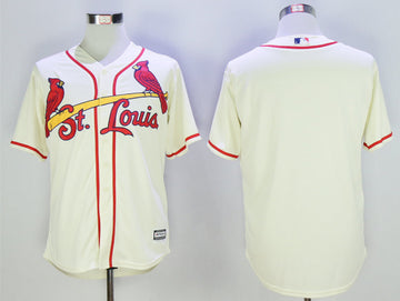 Custom St. Louis Cardinals cream jersey
