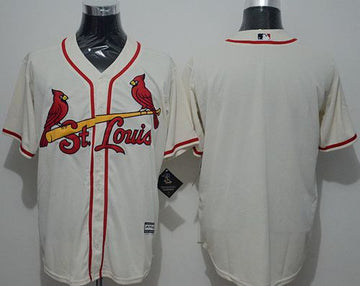 Custom St. Louis Cardinals cream jersey