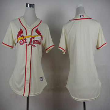 Custom St. Louis Cardinals cream jersey