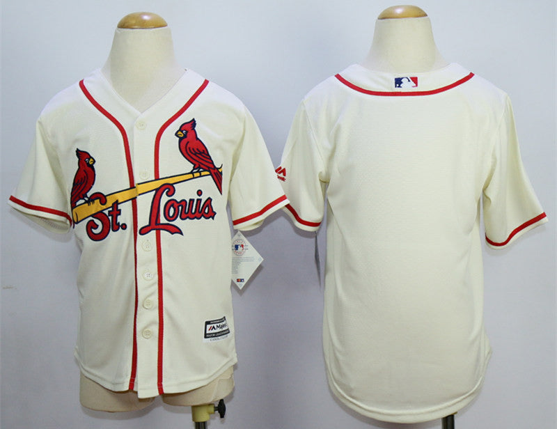 Custom St. Louis Cardinals cream jersey