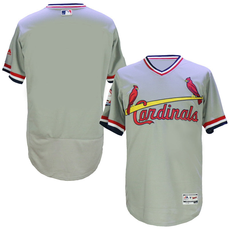 Custom St. Louis Cardinals grey jersey