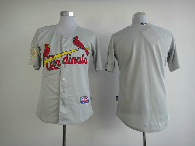 Custom St. Louis Cardinals grey jersey