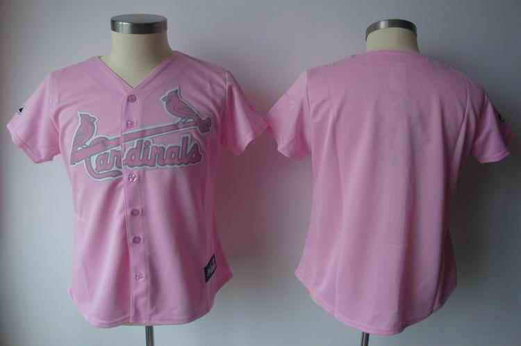 Custom St. Louis Cardinals pink jersey