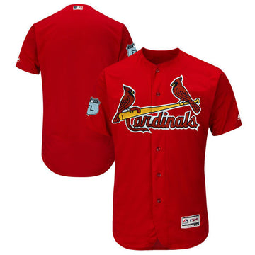 Custom St. Louis Cardinals red jersey