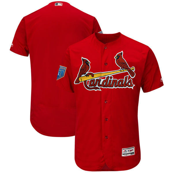 Custom St. Louis Cardinals red jersey