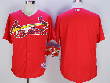Custom St. Louis Cardinals red jersey