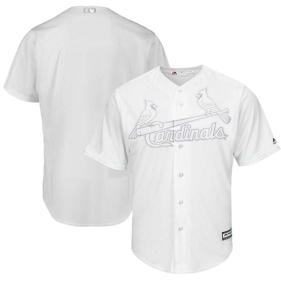 Custom St. Louis Cardinals white jersey