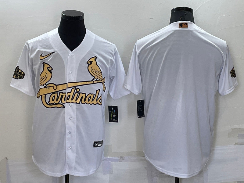 Custom St. Louis Cardinals white All-Star jersey