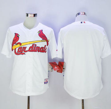 Custom St. Louis Cardinals white jersey