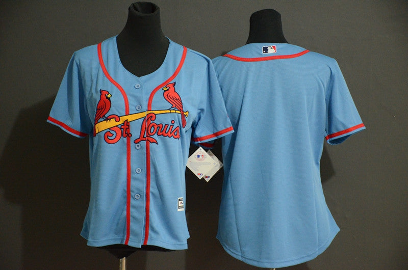 Custom St. Louis Cardinals blue jersey