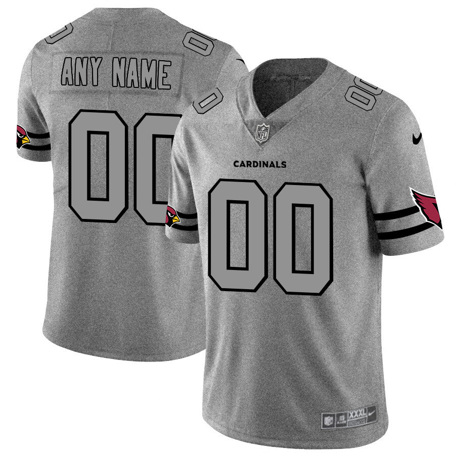 Custom Arizona Cardinals gray Vapor jersey