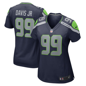 Carl Davis Jr Seattle Seahawks navy jersey