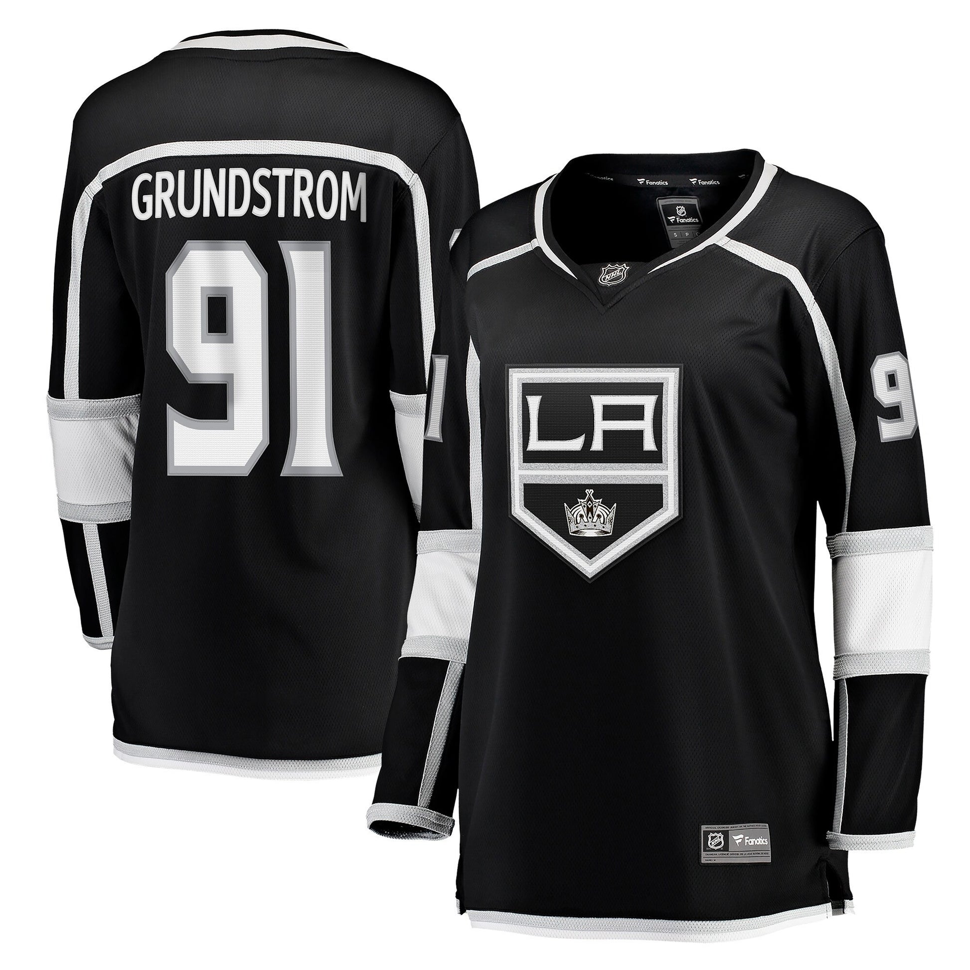 Carl Grundstrom Los Angeles Kings black Home jersey