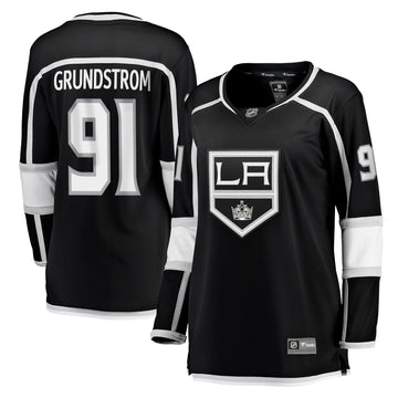 Carl Grundstrom Los Angeles Kings black Home jersey