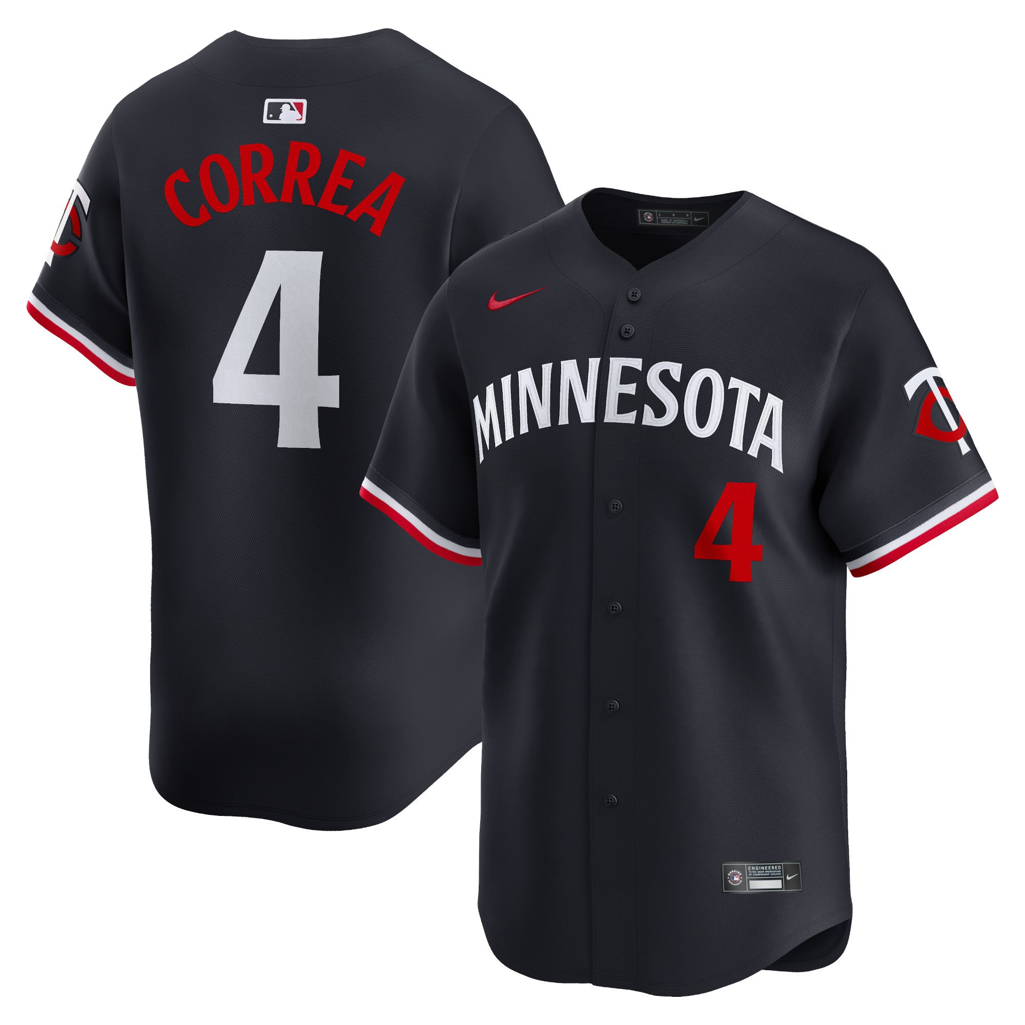 Carlos Correa Minnesota Twins navy Limited jersey
