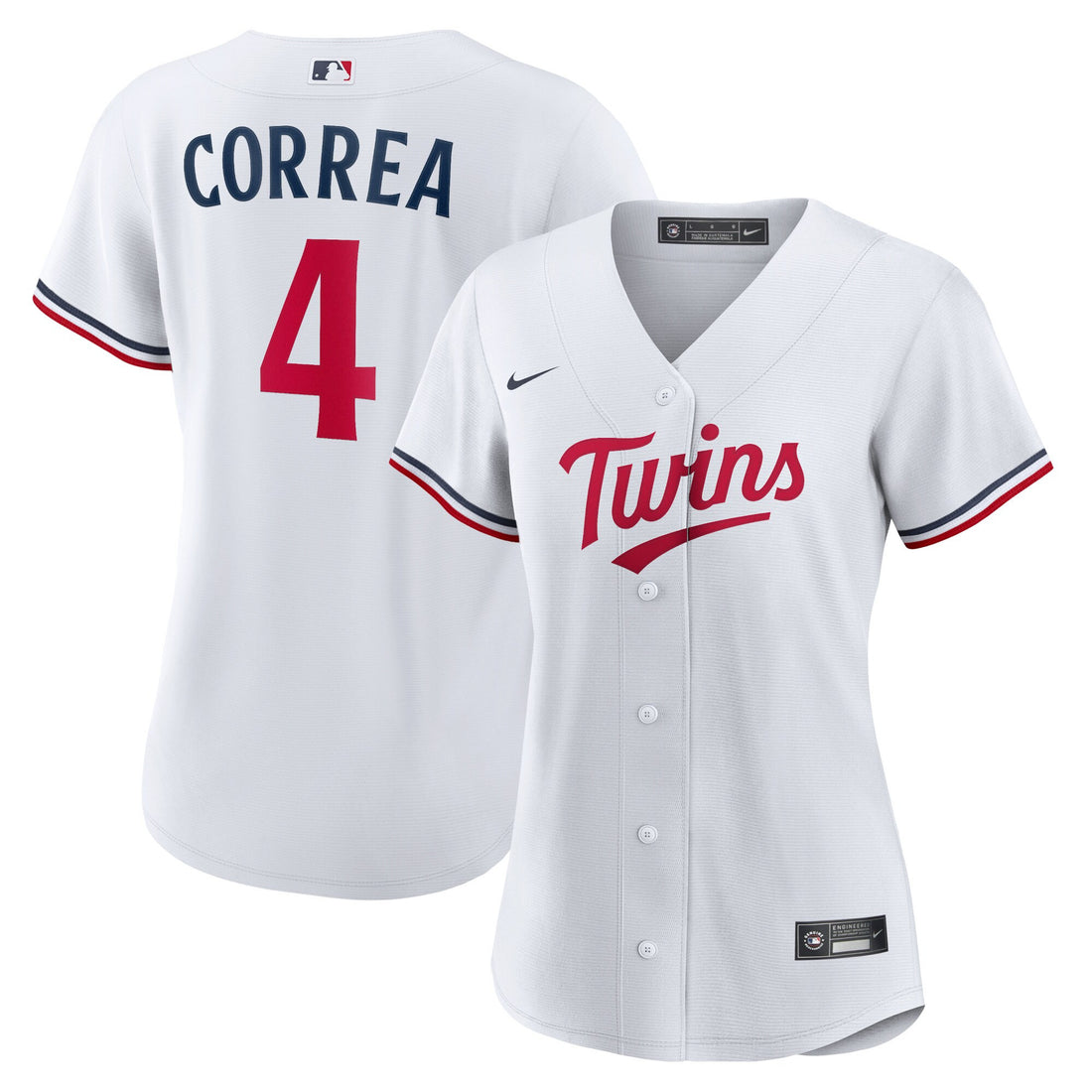 Carlos Correa Minnesota Twins white Home jersey