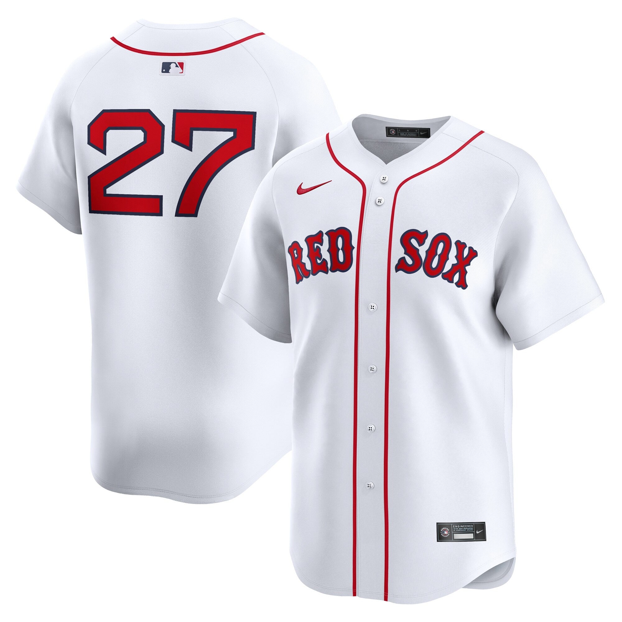 Carlton Fisk Boston Red Sox white Limited jersey