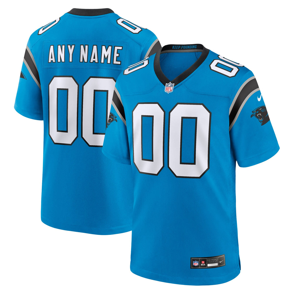 Carolina Panthers blue Alternate jersey
