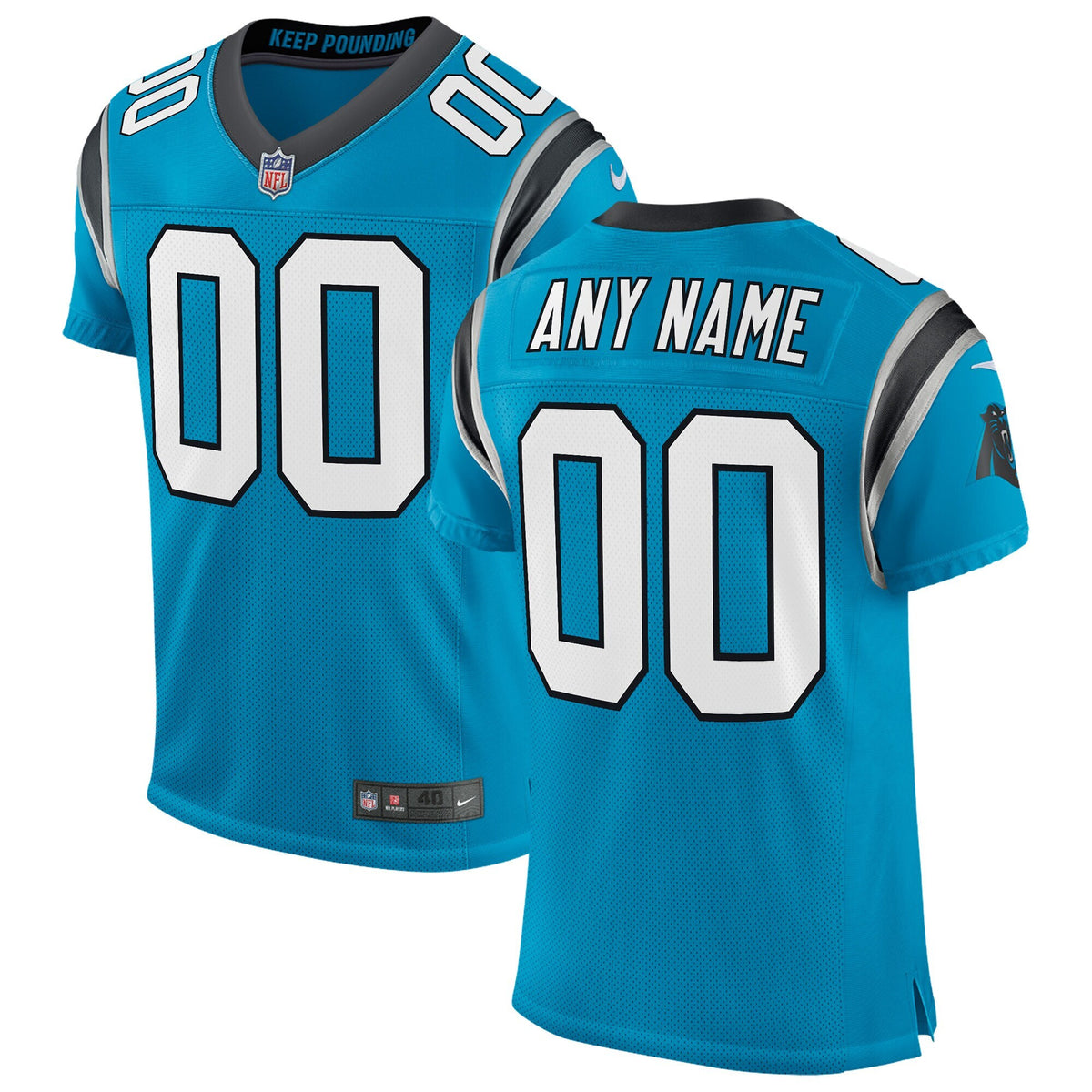 Carolina Panthers blue Elite jersey