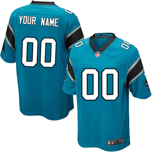 Custom Carolina Panthers green Game jersey
